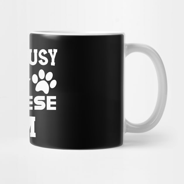 Havanese Dog mom - Kida busy being a havanese mom by KC Happy Shop